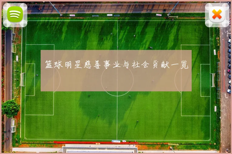篮球明星慈善事业与社会贡献一览